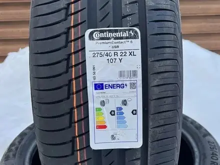 Continental Premium Contact 6 SSR 275/40 R22 107 Y 315/35 R22 111Y за 1 800 000 тг. в Астана – фото 2