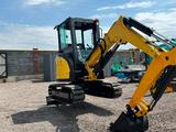 Yanmar VIO30-6, 3 тонны кабина, прямая стрела, кран