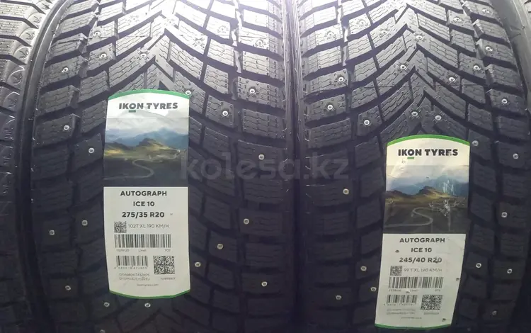 245/40/20 и 275/35/20 Ikon Autograph Ice10 (шип) за 650 000 тг. в Астана
