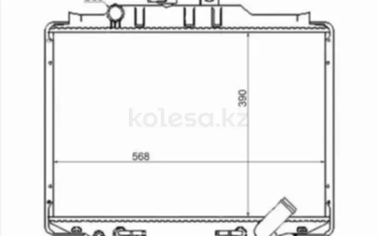 Радиатор двигателя за 39 450 тг. в Астана