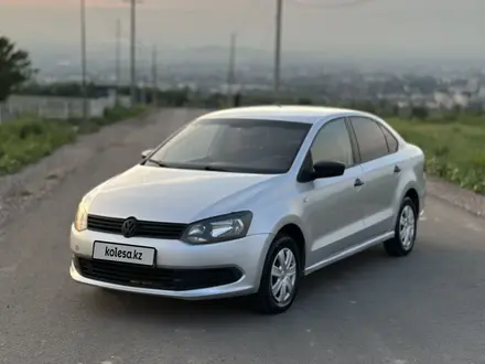 Volkswagen Polo 2014 года за 2 350 000 тг. в Алматы – фото 3