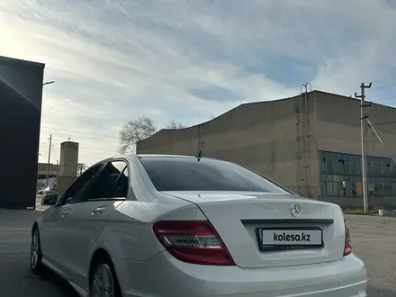 Mercedes-Benz C 180 2010 года за 7 600 000 тг. в Тараз – фото 6