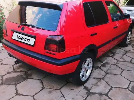 Volkswagen Golf 1993 года за 1 250 000 тг. в Кулан – фото 5