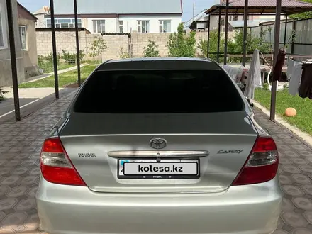 Toyota Camry 2002 года за 4 600 000 тг. в Тараз – фото 4