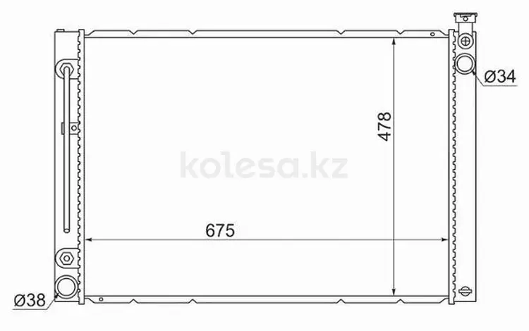 Радиатор двигателяүшін44 300 тг. в Алматы