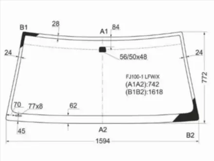 Стекло лобовое ГАРАНТИЯ на установку 5 лет за 15 350 тг. в Алматы