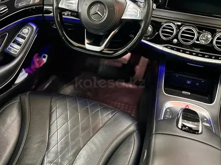 Mercedes-Benz S 500 2016 года за 34 490 000 тг. в Шымкент – фото 11
