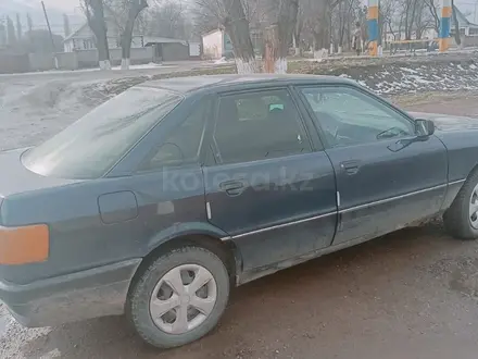 Audi 80 1990 года за 700 000 тг. в Мерке – фото 5