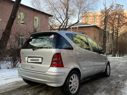 Mercedes-Benz A 160 2003 года за 2 400 000 тг. в Алматы – фото 4