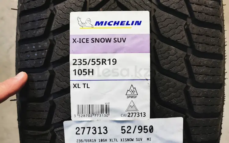 235/55R19 Michelin X-Ice Snow зима липучкаfor520 000 тг. в Алматы