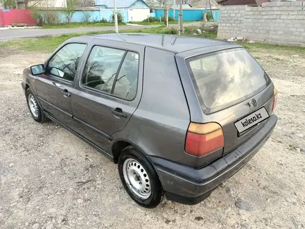 Volkswagen Golf 1993 года за 1 400 000 тг. в Тараз – фото 4