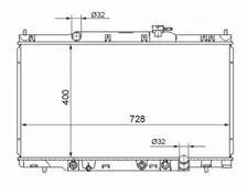 Радиатор охлаждения двигателя