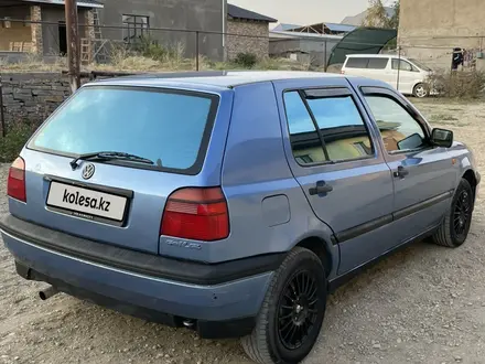 Volkswagen Golf 1992 года за 880 000 тг. в Тараз – фото 3