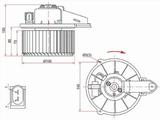 Мотор отопителя салонаfor27 300 тг. в Павлодар