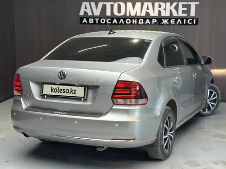 Volkswagen Polo 2020 года за 6 500 000 тг. в Актобе – фото 4