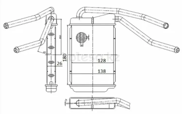Радиатор печки за 10 650 тг. в Алматы