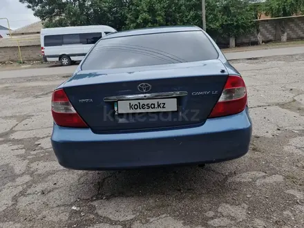 Toyota Camry 2002 года за 4 300 000 тг. в Тараз – фото 9