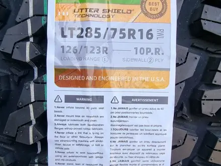 285/75R16 LT 126/123R 10PR — TESCHE TIRES RIDGE BLADE X/T за 110 000 тг. в Алматы – фото 4