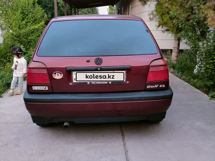 Volkswagen Golf 1994 года за 2 600 000 тг. в Тараз – фото 8