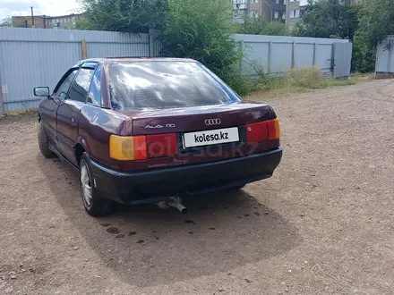 Audi 80 1989 года за 1 000 000 тг. в Караганда – фото 2