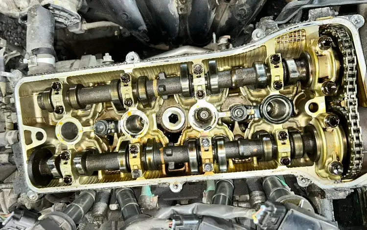 Двигатель 2AZ-FE 2.4 на TOYOTA ЕСТИМА (1MZ/3MZ/2AR/2AR/2GR/2ZR/1ZR/1AZ) за 78 546 тг. в Алматы