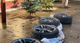 Диски R18 5x114.3 Toyota Lexus Шины Michelin Зима за 350 000 тг. в Астана – фото 2