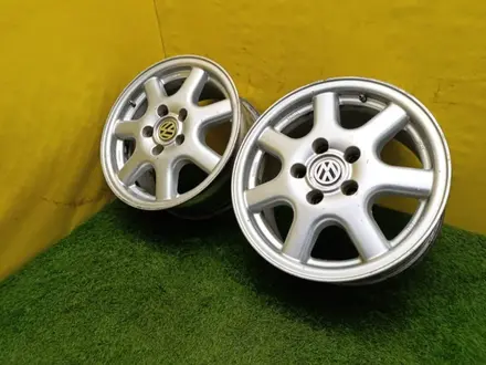 Диски 2 штуки R15 5х112 Volkswagen, Audi за 40 000 тг. в Караганда – фото 2