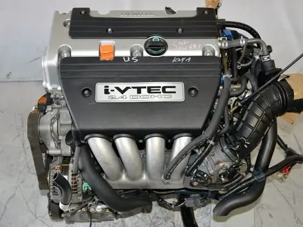 Мотор Honda k24 Двигатель 2.4 (хонда) минимальный пробег за 320 000 тг. в Алматы – фото 4