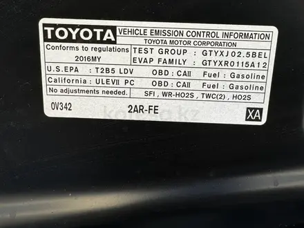 Toyota Camry 2016 года за 6 799 999 тг. в Актау – фото 14