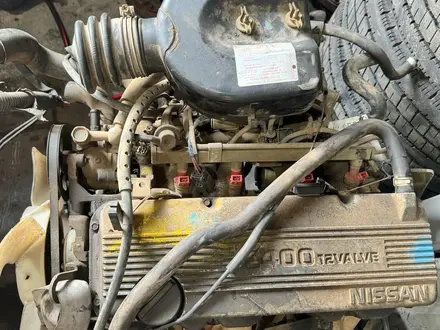 Двигатель KA24 Terrano 2.4л бензин Nssan Terrano, Ниссан Террано 1990-1997г за 10 000 тг. в Шымкент