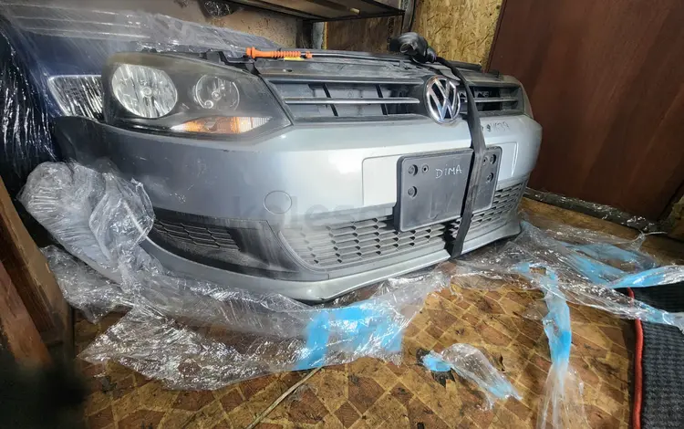 Ноускат Nosecut фары бампер телевизор на VW Polo 5 Nose cut из Японии за 250 000 тг. в Алматы