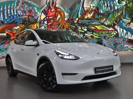 Tesla Model Y 2022 года за 21 100 000 тг. в Алматы – фото 3