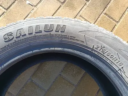 Шины 215/60 R16 — "Sailun Ice Blazer WSL2" (Китай), зимние, в отл за 85 000 тг. в Астана – фото 8