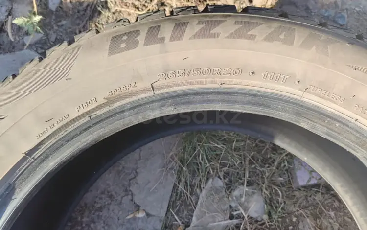 Зимние шины Bridgestone Blizzak Spike-02 SUV 265/50R20 111T за 600 000 тг. в Астана