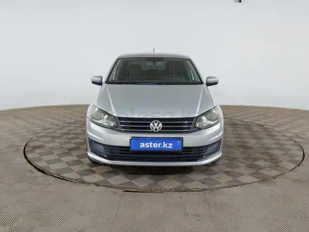 Volkswagen Polo 2015 года за 4 700 000 тг. в Шымкент – фото 2