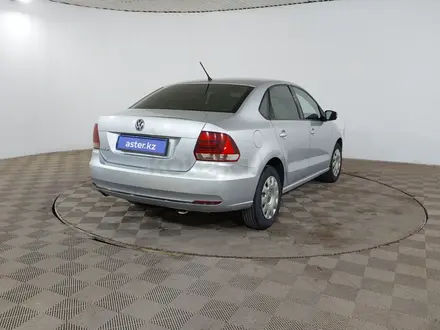Volkswagen Polo 2015 года за 4 700 000 тг. в Шымкент – фото 5