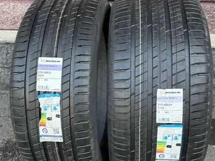 Летние шины Michelin Latitude Sport 3 315.40.21 за 700 000 тг. в Алматы – фото 4