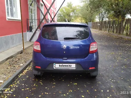 Renault Sandero 2014 года за 2 999 999 тг. в Тараз – фото 4