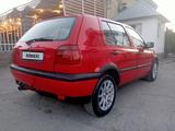 Volkswagen Golf 1995 годаfor1 250 000 тг. в Тараз – фото 5