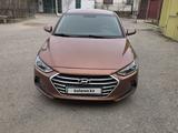 Hyundai Elantra 2017 года за 6 700 000 тг. в Тараз