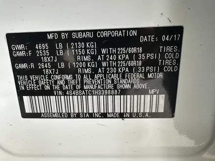 Subaru Outback 2017 года за 8 500 000 тг. в Актау – фото 14