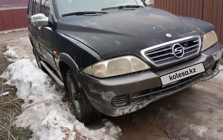 SsangYong Musso 2002 годаүшін1 600 000 тг. в Алматы