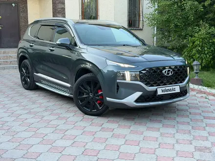 Hyundai Santa Fe 2021 года за 14 200 000 тг. в Алматы – фото 4