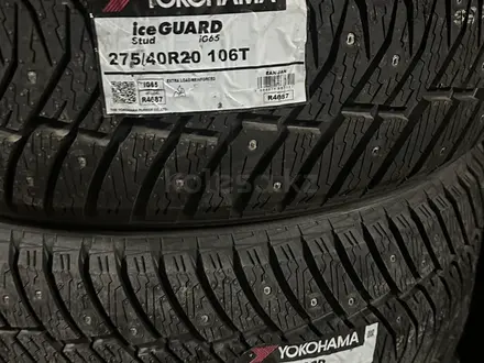 275/40/20 и 315/35/20 Yokohama Ice Guard IG65 (шип) за 550 000 тг. в Астана