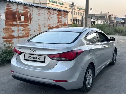 Hyundai Elantra 2014 года за 6 500 000 тг. в Тараз – фото 6