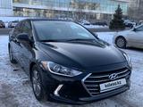 Hyundai Elantra 2017 года за 8 100 000 тг. в Астана – фото 2