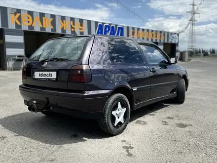 Volkswagen Golf 1993 года за 1 300 000 тг. в Тараз – фото 3