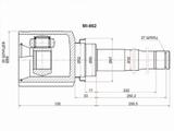 Шрус внутренний правый за 34 050 тг. в Астана