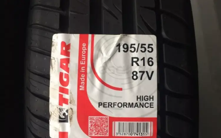 195/55 R16 Tigar High Performance за 25 000 тг. в Кокшетау