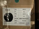 20/5/115 J9.5-11 ET 15/18 разноширокие( SATIN BLACK)(REPLIKA) за 600 000 тг. в Алматы – фото 4